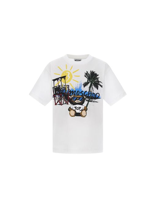 T-shirt, bambino, logata. MOSCHINO | HOM050 LAA2310101